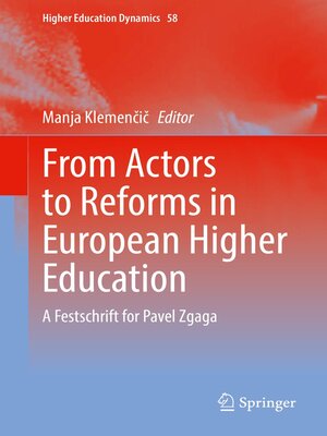 cover image of From Actors to Reforms in European Higher Education